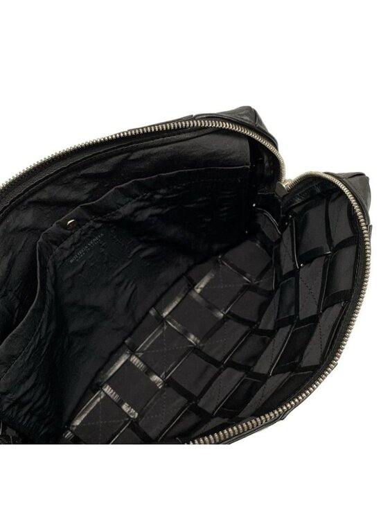 Bottega Veneta Clutch Maxi Intrecciato Black Leather - Picture 7 of 13
